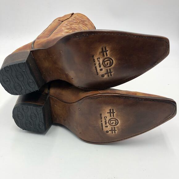 Corral Womens Embroidery Snip Toe Leather Western Boots Multicolor Size 9.5 M - Picture 8 of 15